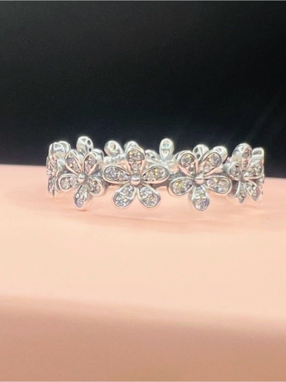 PANDORA DAISY FLOWER RING, STERLING SILVER 925, SIZE: 60/ 9